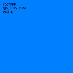 #007FFF - Azure Radiance Color Image